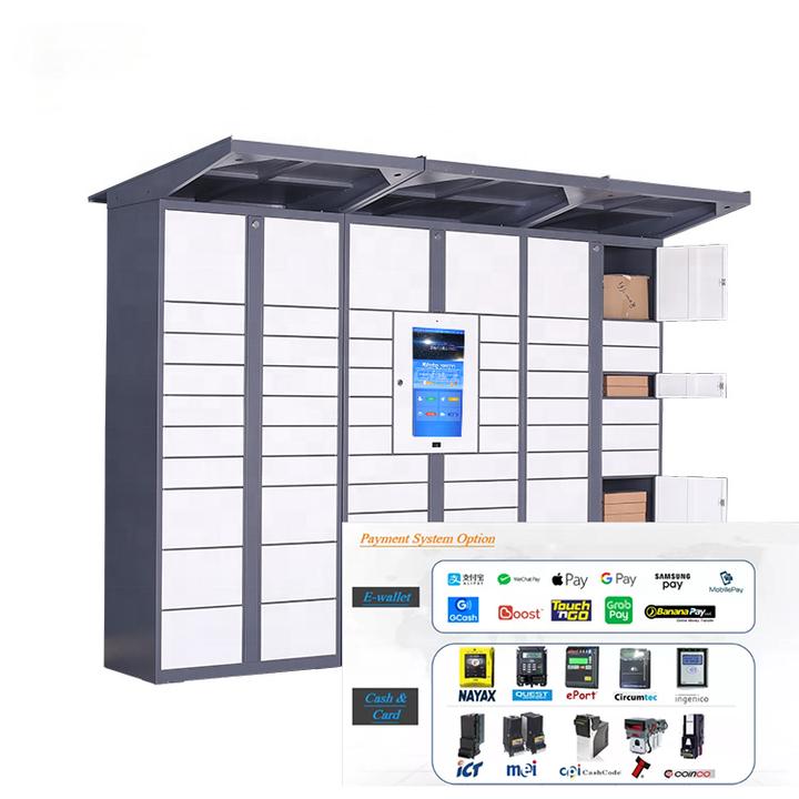 Outdoor Intelligent Lockers bar Code Locker Delivery Locker Parcel