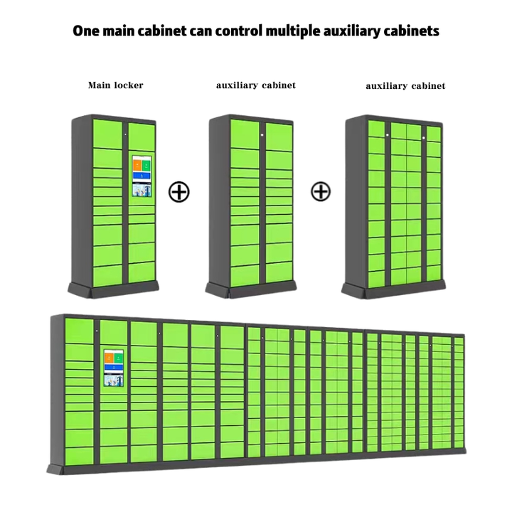 Outdoor Intelligent Lockers bar Code Locker Delivery Locker Parcel
