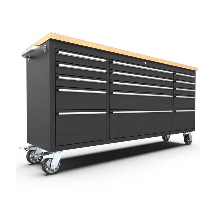 Wholesale Professional 72in Tool Chest Roller Cabinet with Drawer Tool Trolley with Wheels & Brake