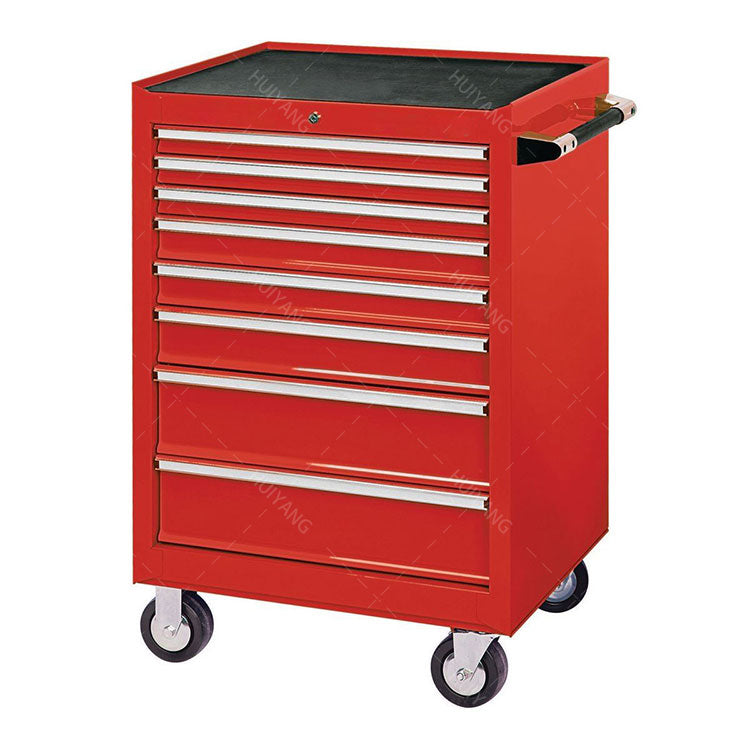 hot sale garage use metal tool drawer storage box high quality steel trolley cart