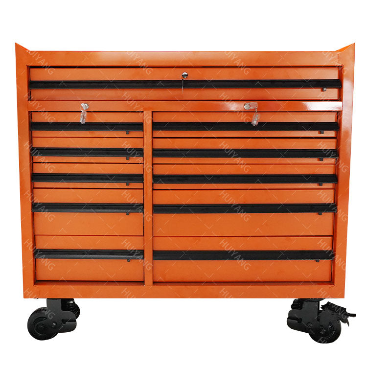 workbench stainless steel trolley drawer metal storage box garage work bench heavy duty workshop roller  tool cabinet