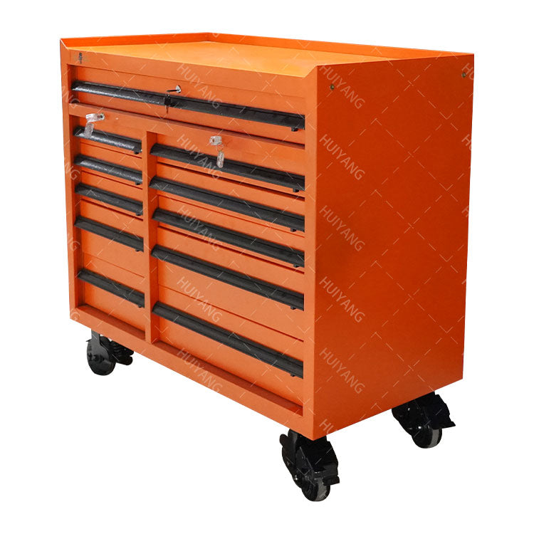 workbench stainless steel trolley drawer metal storage box garage work bench heavy duty workshop roller  tool cabinet