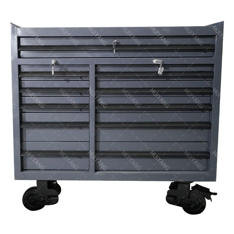 workbench stainless steel trolley drawer metal storage box garage work bench heavy duty workshop roller  tool cabinet