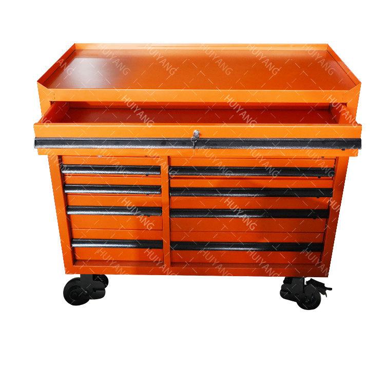 workbench stainless steel trolley drawer metal storage box garage work bench heavy duty workshop roller  tool cabinet