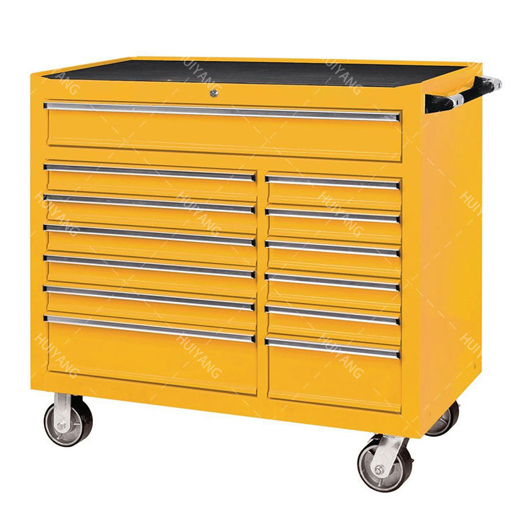 workbench stainless steel trolley drawer metal storage box garage work bench heavy duty workshop roller  tool cabinet