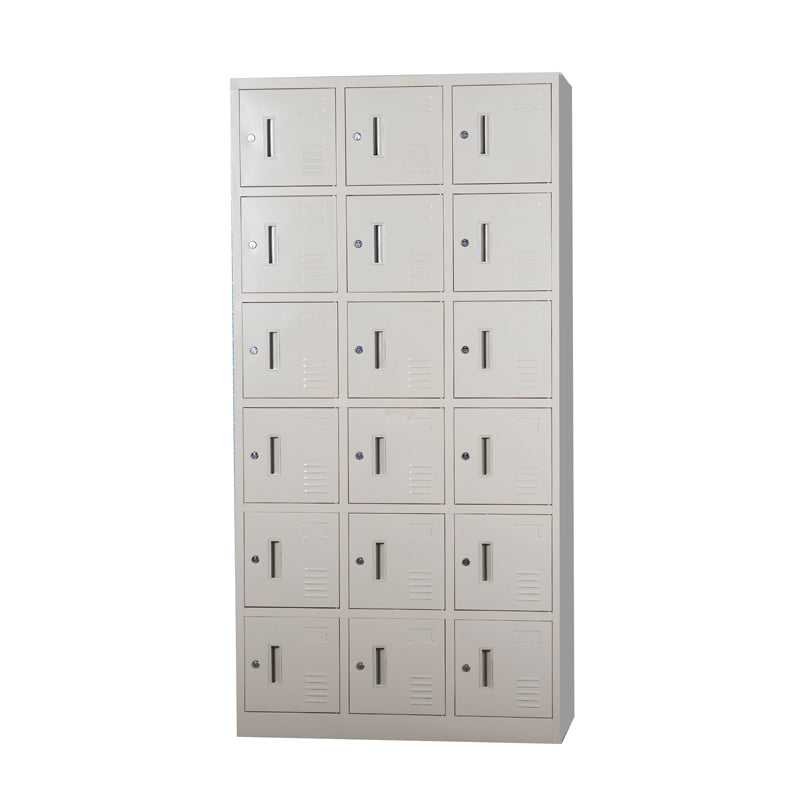 Modular Cabinet Locker 18  Door Steel Locker Wardrobe Customized Iron Cabinet Wardrobe Locker