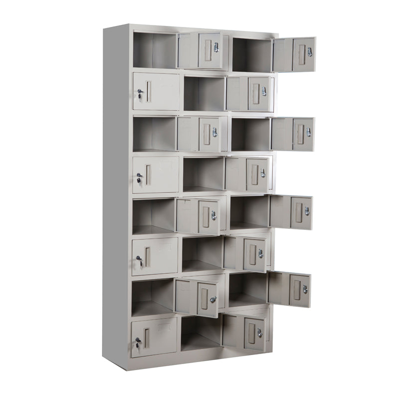 Modular Cabinet Locker 24  Door Steel Locker Wardrobe Customized Iron Cabinet Wardrobe Locker