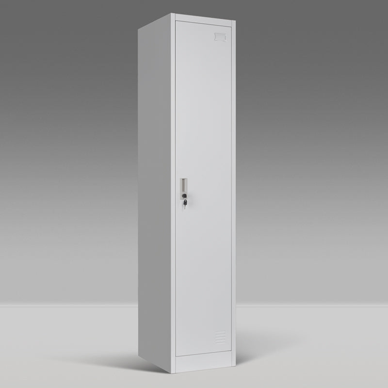 Portable Single Door Steel Locker For Hospital Supermarket Apartment Gym Vertical Locker With Door