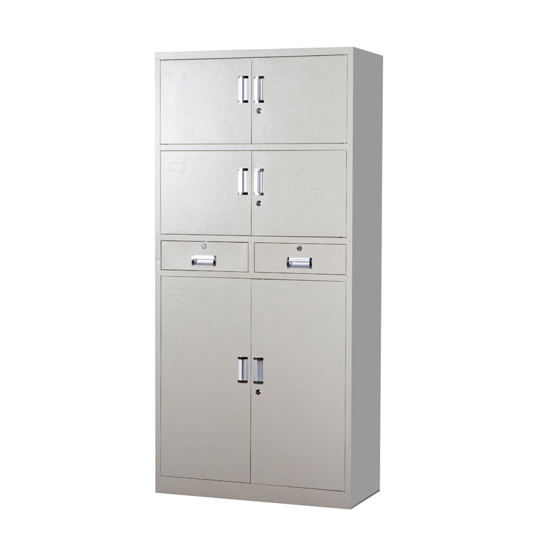 Factory direct high quality metal storage cabinet with Adjustable Shelves nordic grey file cabinet