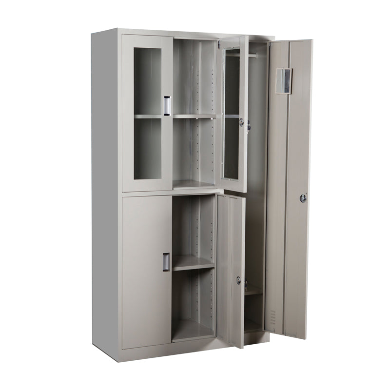 Hot sale Instrument filling Cabinet fluted glass file cabinet